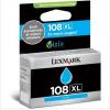 利盟(Lexmark) 108XL 大容量青色墨盒(14N0477A) 高容更省钱 正品耗材 首选京东