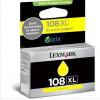 利盟(Lexmark) 108XL 大容量黄色墨盒(14N0479A)