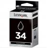利盟(Lexmark) #34高容黑色墨盒(18C0034A) 原装正品打印耗材