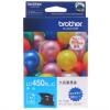 兄弟(brother)LC450XL-C青色墨盒（适用于：MFC-J6710DW、J5910DW、J6910DW ）